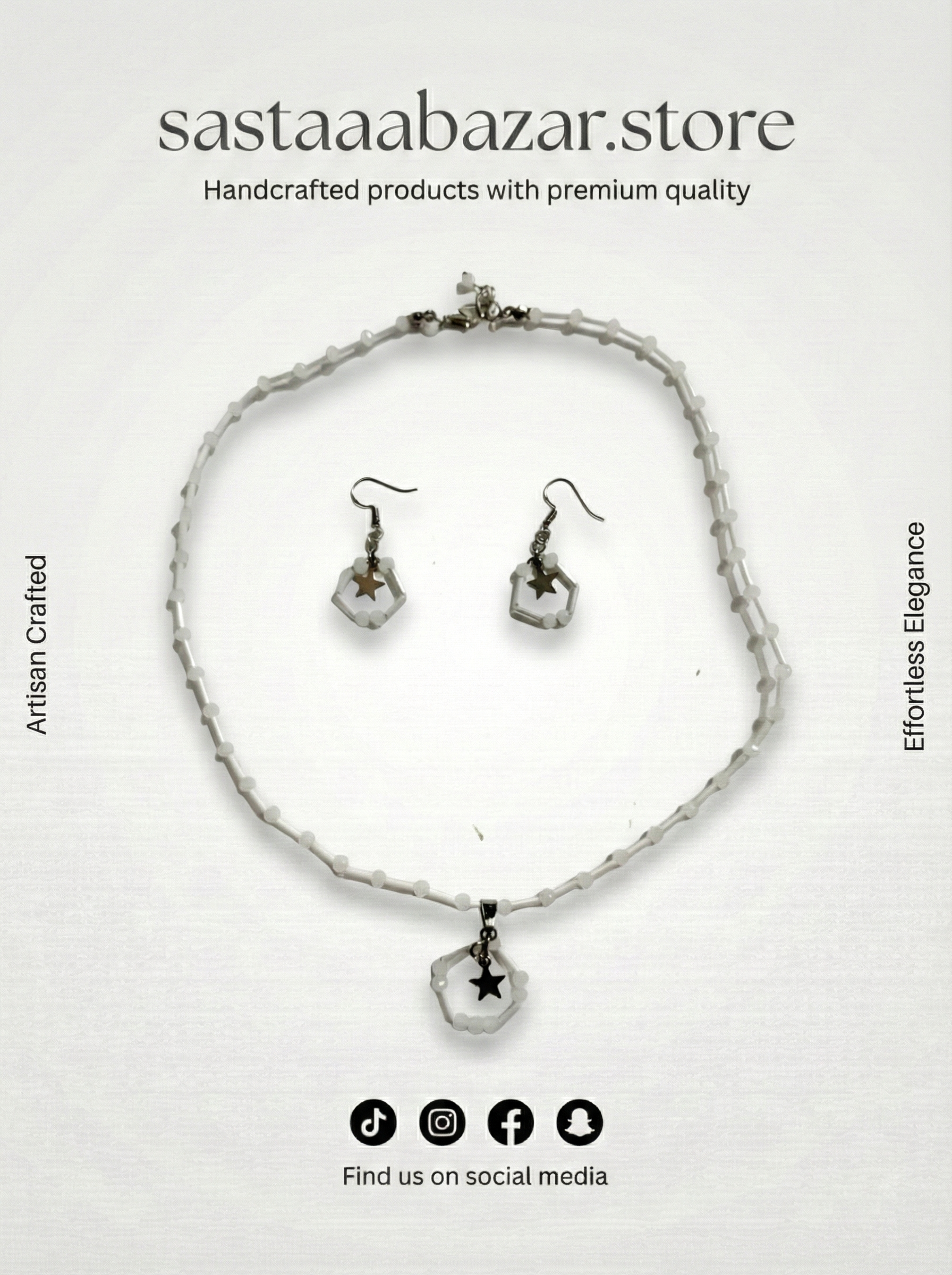 Celestial Star Crystal Jewelry Set